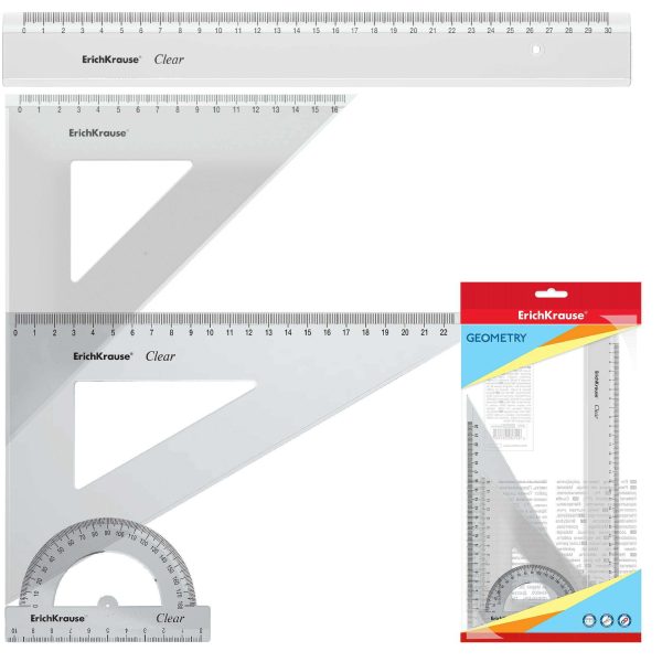 ERICHKRAUSE LARGE GEOMETRY SET CLEAR 49573