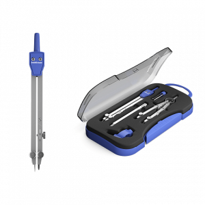 ERICHKRAUSE SET OF DRAWING INSTRUMENTS UNIVERSITY 140mm (5PCS) 46134
