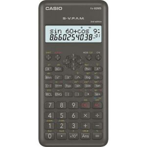 CASIO CALCULATOR FX-82MS SCIENTIFIC BLACK