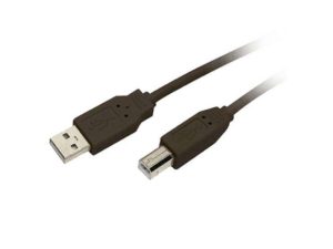 MEDIARANGE CABLE USB 2.0 AM/BM 5M BLACK MRCS102