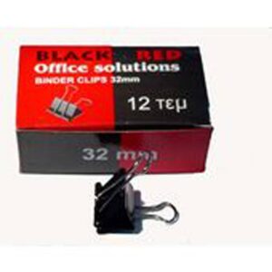 B/R BINDER CLIPS 32MM(12PCS)BR40003