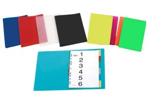 B/R PVC BINDER 2RINGS RED OPAL BR81016
