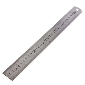 B/R ALUMINIUM RULER 30CM BR00233