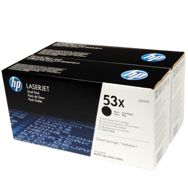HP Q7553X ORIGINAL H/Y TONER BLACK TWIN