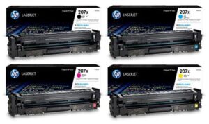 HP 207X ORIGINAL TONERS SET OF 4